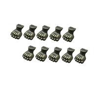 OUNONA Patas De Caja De Madera y Esquinas para Muebles Vintage, Aleación De Zinc Resistente, Protección para Esquinas De Joyeros y Cajas De Madera, 10 Piezas para Uso Doméstico