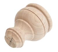 OUNONA Patas de Madera Natural para Muebles Estilo Francés Redondas 8X10 CM Patas de Repuesto para Sofá Mesas Auxiliares y Armarios Compatibles Renovación de Muebles y Decoración