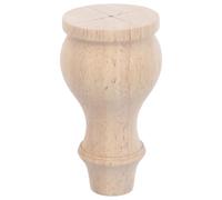 OUNONA Patas de Sofá de Madera Maciza Estilo Francés G 5X9 CM Base para Muebles Vintage Patas de Repuesto para Mesa de Centro y Silla de Comedor Soporte Resistente para Elevador de