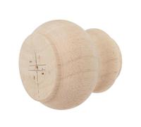 OUNONA Patas de Sofá Redondas de Madera Maciza 8X8 CM Estilo Francés Juego de Patas para Muebles para Mesa de Centro y Sofá Decoración para Sala y Dormitorio