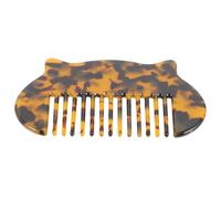 OUNONA Peine Antiestático Mini de Acetato Diseño Orejas de Gato Peine Pequeño para Cabello Rizado y Grueso Portátil para Bolso para Uso Diario