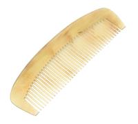 OUNONA Peine de Cuerno Artesanal de 12 Cm, Antiestático y Portátil, para Desenredar Cabello Rizado y Uso Diario en Mujeres y Hombres