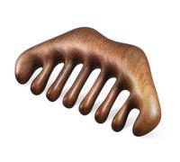 OUNONA Peine de Masaje de Madera con Diseño de Dientes Anchos Herramienta de Masaje para Cabelludo de Usar y Portátil para Mujeres