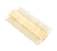 OUNONA Peine De Masaje Pequeño De Cuerno De Oveja Doble Cara Para Cabelludo Peine Delicado Para Peluquería y Masaje Capilar Flexible y Artesanal