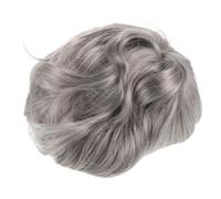 OUNONA Peluca corta gris para mujer - Peluca gris realista para disfraz de abuela - para cosplay de anciana para Halloween, carnaval y actuaciones en el escenario