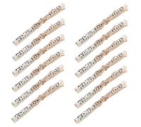 OUNONA Pergaminos Judíos para Decoración del Hogar 12 Piezas con Bendición Bíblica Hebreo Pergamino para Marco De Puerta Símbolo y Ornamentos Religiosos Judaicos para Entrada y Casas