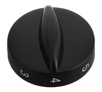 OUNONA Perilla Botón Negro de Control de Temperatura Interruptor de Termostato Compacto y Ligero de Abs para Ajuste Preciso de Temperatura para Congeladores y Vitrinas