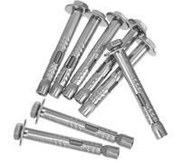 OUNONA Pernos de Expansión M6 X 60 MM Acero Inoxidable 304 Tuerca Hexagonal Externa 8 Unidades Anclajes de Pared Alta Resistencia para Hormigón Ladrillo y Piedra Aplicaciones