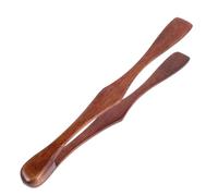 OUNONA Pinzas de madera para barbacoa: utensilio para asar, tostar, preparar pan, tostadas, postres y ensaladas. Ideal para cocina y camping.