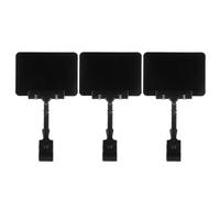 OUNONA Pinzas Portaetiquetas A6 Reutilizables para Supermercado, Soporte para Carteles de Frutas y Verduras, Clip Publicitario Práctico, Set de 3 Unidades, Material Duradero