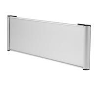OUNONA Placa de Aluminio para Nombre de Oficina Placa de Puerta de Oficina de Aleación de Aluminio 12X28 CM Doble Cara Ranura Lateral Letrero para Puertas Comerciales y Señalización