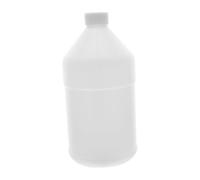OUNONA Plastic Jug Blanco con Botella Recargable Multiusos para Gel de Ducha Jabón Líquido y Leche Contenedor de Plástico Hermético para Líquidos de Uso Doméstico y Comercial