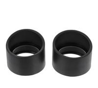 OUNONA Protector Ocular Diseño Plegable de Goma 2 Piezas Color Negro, Diámetro Interior para Microscopio Binocular y Estereoscópico para Lentes y Oculares
