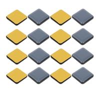 OUNONA Protectores de Suelo Autoadhesivos para Muebles Deslizadores para Sillas y Mesas 16 Piezas Cuadradas 20X20 MM Almohadillas Antideslizantes y Protectoras para Pisos Ideales