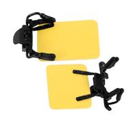 OUNONA Protectores Oculares para Gafas de Tiro al Blanco Clip, Material Abs Resistente y Protección contra Impactos para Deportes y Disparos, Paquete de 2 Unidades