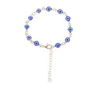 OUNONA Pulsera De Ojo Turco Dorada Ajustable Joyería Exquisita Obsequio De Amistad Para Desear Un Buen Augurio Accesorio Muñeca