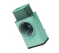 OUNONA Rallador Manual Rotativo Multifuncional con Cuchillas Intercambiables Cortadora y de Verduras con Base Antideslizante para Cocina y Exterior