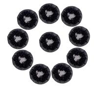 OUNONA Red Elástica Para Cabello Invisible 10 Piezas, Tamaño Único, Redecilla Para Moños De Ballet, Para Mujeres Bailarinas En Danza y Teatro, Color Negro Diseño De Encaje Diamond