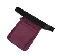 OUNONA Riñonera para Peluquería Multifuncional Morada, Bolsa para Tijeras, Bolsa De Peluquero Ligera y Compacta, Ajustable para Uso Profesional y Diario