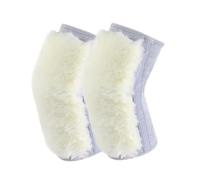 OUNONA Rodilleras de Cachemira para Invierno Xl Gris 150-200 Lbs Calentador de Grueso y Transpirable Almohadilla Térmica para Ortopédico y Protección Deportiva