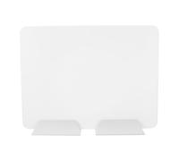 OUNONA Separador de Escritorio Portátil Acrílico 30X40 CM Bases Plásticas, Pantalla Divisoria para Escritorios de Oficina y Aulas, Partición de Privacidad para Trabajo y Evaluación