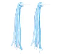 OUNONA Serpentinas de Bicicleta Colgantes, Poliéster Decorativo | Banderines Borlas para Bike y Skateboard, Efecto al Viento, Accesorio Infantil Divertido