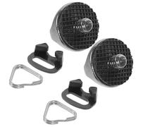 OUNONA Set de 4 Piezas Gancho para Correa de Cámara Anilla Triangular y Tornillo de Fijación 1/4 para Correa de Hombro y Muñeca Compatible Cámaras DSLR Espejo
