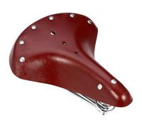 OUNONA Sillín de Bicicleta de Carretera Vintage, de Piel Sintética Cómodo | Diseño Ergonómico Alivio Central Profundo, Muelles Amortiguadores, para Rutas Urbanas y Ciclismo Fitness Color Aleatorio