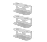 OUNONA Soporte de Pared y Protección contra Humedad para Báscula Digital de Peso Corporal de Acero al Carbono Blanco Diseño Minimalista Moderno, Ahorro de Espacio para Dormitorio