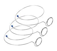 OUNONA Soporte para Lupa de Reloj Círculo de Sujeción de Alambre de Hierro, 3 Piezas, Herramienta para Reparación de Relojes, Ligero y Portátil, Uso Profesional para Relojeros