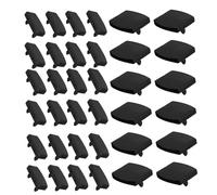 OUNONA Soportes Accesorios Listones 36 de Aplicables para Abs de Cama Madera Negros para Reparación y Reemplazo Marcos