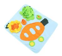 OUNONA Tapete para Alimentación Interactiva de Conejos en Franela, Diseño Adorable, Consume Energía y Es Fácil de Limpiar para Mascotas Pequeñas