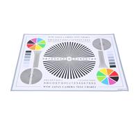 OUNONA Tarjeta de Prueba de Lente para Cámara de Seguridad con Rueda de Colores Calibración y Enfoque para Interiores y Exteriores Herramienta Precisa para Alineación y Evaluación de