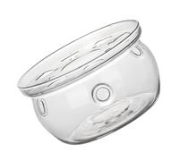 OUNONA Té Aislado Calentador de Velas para Tetera de Vidrio Calentador de Tetera para Uso Casa Accesorio para Ceremonia del Té