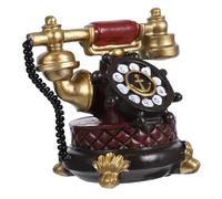 OUNONA Telefono Retro Decoración De Estantería Vintage Telefono Antiguo Vintage Adornos De Escritorio Adorno De Mesa Antiguo Decoraciones De Oficina Para Teléfono Telefono Viejo Resina