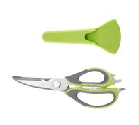 OUNONA Tijeras de Cocina Tijeras para Huesos de Pollo de Acero Inoxidable y Abs, Verde, Corte Rápido, Mangos Ergonómicos Antideslizantes, para Pollo y Alimentos, Hogar y Hotel