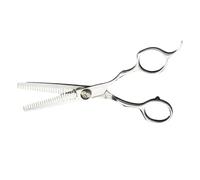 OUNONA Tijeras de peluquería de 6 pulgadas, tijera de peluquería doble filo, acero inoxidable, para peluqueros, uso en salones de barbería y familias