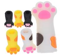 OUNONA Tijeras Para Cutículas Funda De Silicona, 6 Unidades, Tamaño Pequeño, Protección Suave, Para Manicura y Pedicura, Uso Profesional, Funda Multicolor Para Almacenamiento Seguro