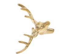 OUNONA Tirador de Latón con Diseño de Cabeza de Ciervo Vintage para Armarios y Pomo Decorativo Metálico Resistente para Muebles para Renovar Tiradores de Estilo Clásico