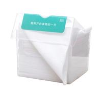 OUNONA Toallas Faciales Desechables de Algodón Gruesas para Limpieza Facial Portátiles y Especiales para Uso Húmedo y Seco el Baño