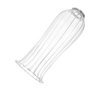 OUNONA Transparent Glass Lamp Shade Dual Open Ends For Candle Replacement Fit For Table Wall Floor Lamps Elegant Wedding And Home Decor Accessory