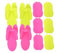 OUNONA Zapatillas Desechables Eva Pedicura 12 Paquetes de Zapatillas de Spa Calzado de Hotel para Invitados Calzado para Salones y Playa Unisex