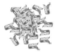 OUOULAJY 40 clips de aluminio para estantes de gabinete
