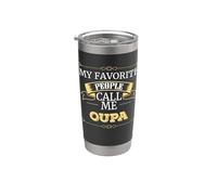 Oupa Grandpa My Favorite People Call Me Oupa Vaso térmico de acero inoxidable de doble pared