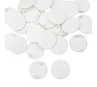 oupados 28 Piezas Tapa Agujeros Mueble Blanco Tapones de Orificios de Bisagra Tapas Redondas para Ocultar Agujeros para Muebles, Armarios, Decoración (35 mm)