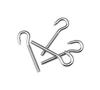 oupados Aallo 10 Unids M4 Gancho de Tornillo Ganchos de Metal para Tornillos de Techo Tornillo Perno Alta Dureza para Usar en Interiores y Exteriores