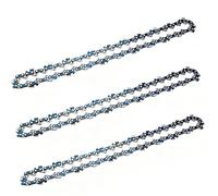 OUPADOS Lot de 3 Chaînes de Tronçonneuse 3/8" LP 1,3 mm 52 Maillons, Chaîne de Rechange pour Guide 35 cm, Compatible Husqvarna 240, Makita DCS330, Einhell GH-EC 1835