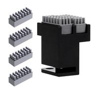 oupados Panda Brush PX con 4 cepillos extra de silicona, boquillas de silicona, kit de herramientas de limpieza, para Bambu-Lab P1S/P1P/X1C/X1E impresora 3D, cama calefactora, cepillo de silicona