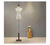 OUPAIAI Maniqui Femenino Costura Mujer Soporte de Ropa, Vestuario Torso Maniquí Femenino Mostrar Busto para La Exhibición Ropa Y Joyas, Ajustable 47,2-71,6 Pulgadas(Brown,A)