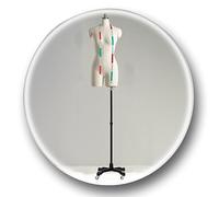 OUPAIAI Maniquí Torso Femenino Costura para Coser Ropa, 360° Se Puede Girar Multipropósito Maniquíes Humano Stent Humano con Rueda Universal para Modistas Exhibición(Beige,82#)